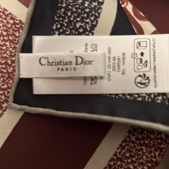 Dior handkerchief double sided made in Italy - Picture 5 of 5